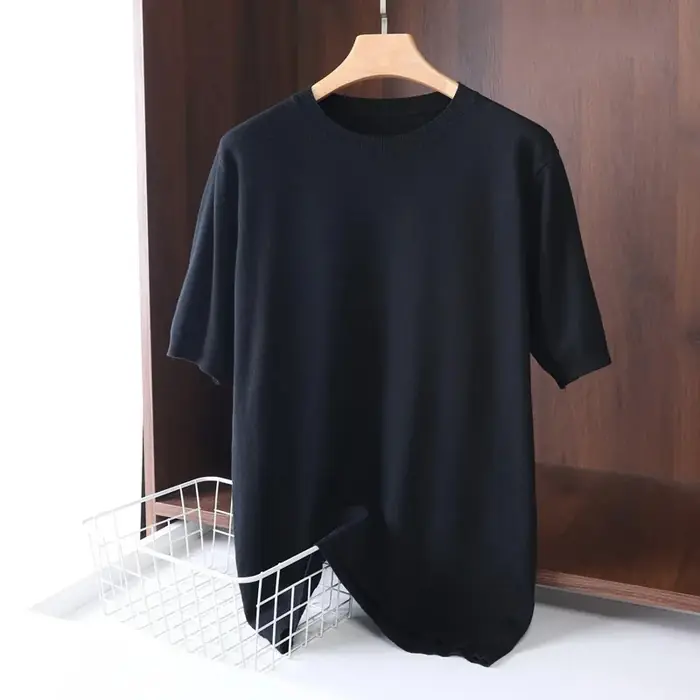 Image de T-shirt Homme Laine Mérinos Ultra-Fine - Respirant & Confortable