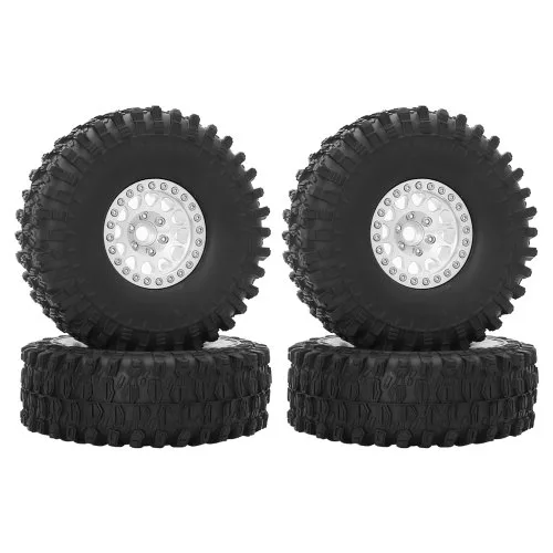 4pcs zilver
