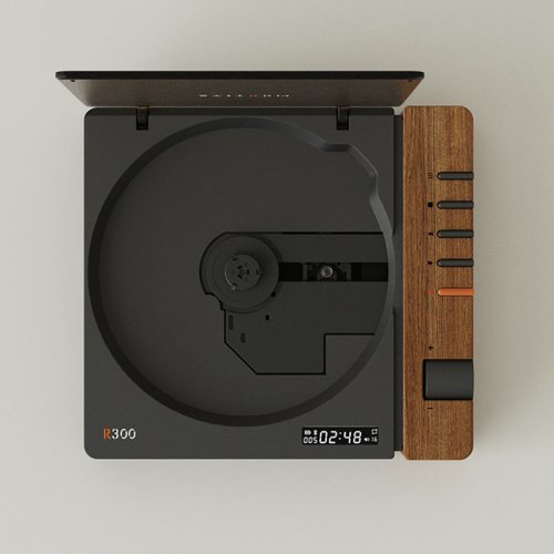 Zdjęcie Przenośny Odtwarzacz CD HIFI z Bluetooth 5.3, Cyfrowym Wyjściem Optycznym i Wbudowaną Baterią 2000 mAh – Audiofilski Odtwarzacz Audio