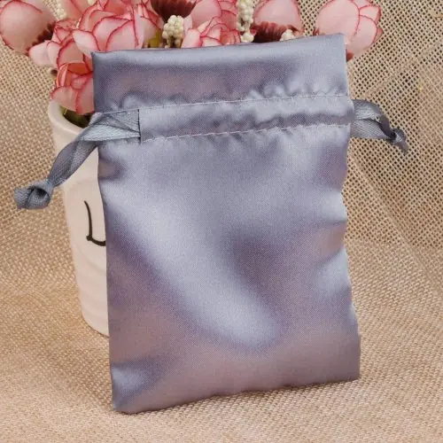Image de Pochettes Cadeaux en Satin Soie - Lot de 10