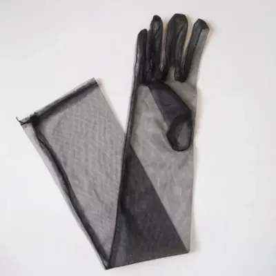 Image de Gants Longs Transparentes Femmes - Élégance & Protection