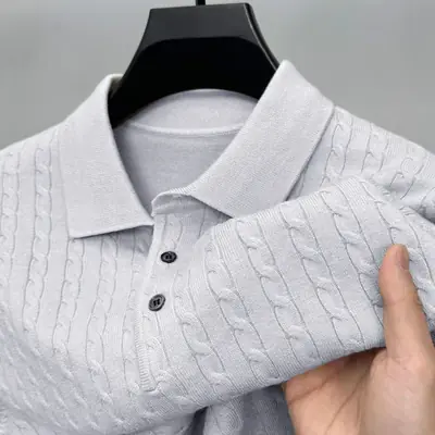 Image de Pull Homme Col V Laine Chauffant Hiver