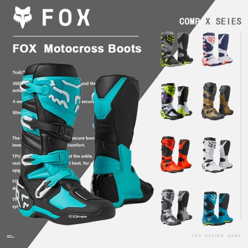 Imagen de Botas Fox Racing Comp X para Motocross - Calzado Profesional