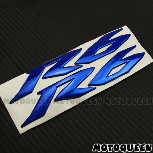 Image de Autocollants 3D Chrome pour Yamaha YZF-R6