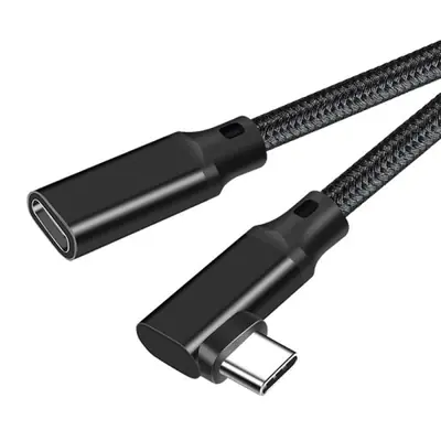 Image de Câble USB-C 90° - Charge Rapide 100W & Transfert 10Gbps