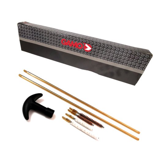 Image of Complete Air Rifle Cleaning Kit with 4.5mm & 5.5mm Barrel Brushes, Wool Mops, and Cleaning Rod for .177, .22 Caliber Rifles and Pistols – Precision Maintenance for Hunters and Shooters