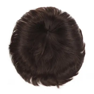 Image de Perruque Frontale Invisible pour Homme - Coiffure Courte Coréenne