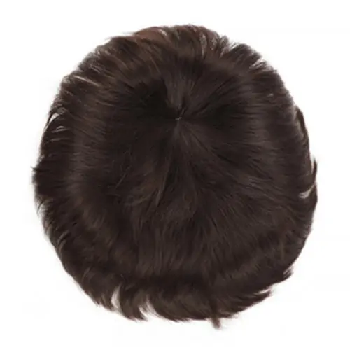 Image de Perruque Frontale Invisible pour Homme - Coiffure Courte Coréenne