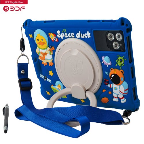 Image of 10-Inch Kids Tablet Computer with Octa-Core Processor, Dual Cameras, Dual SIM 4G Calling, Bluetooth, Wi-Fi, 8GB RAM and 64GB ROM