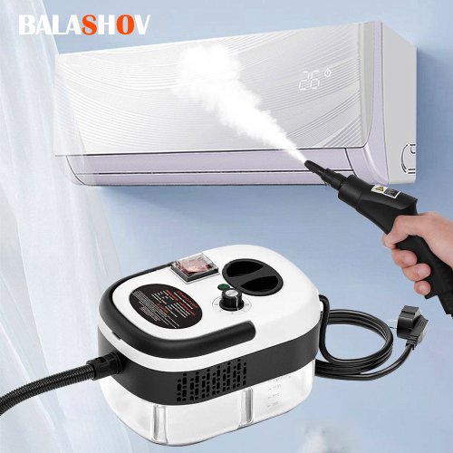 Image of Professional 2500W Steam Cleaner with High-Temperature Pressure Washing and Remote Control – Ideal for Home, Kitchen, Hood, Car Cleaning (EU Plug)