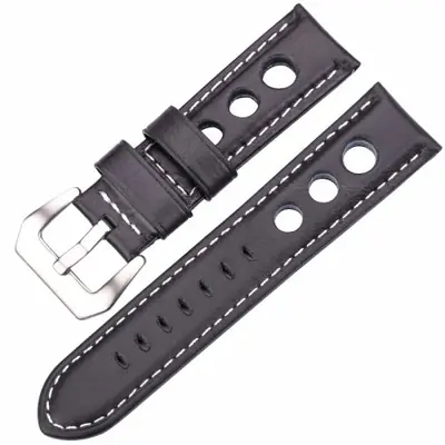 Image de Bracelet Montre Cuir Vintage - 20mm, 22mm, 24mm