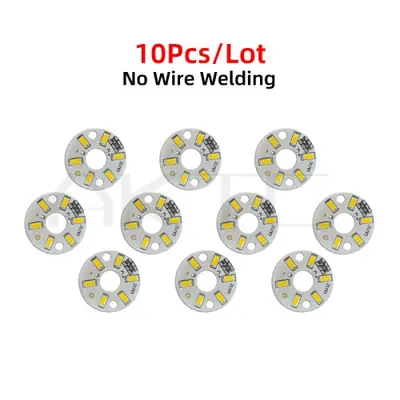 Image de LED 5V 3W - 10 Ampoules Rondes SMD 5730, Multicolores