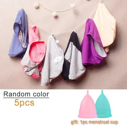 Image de Culottes Menstruelles Anti-Fuite - Ensemble de 5 Pièces