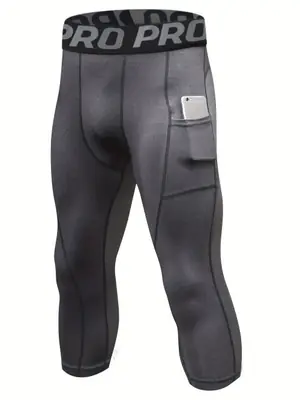 Image de Leggings de Compression Homme - Performance & Séchage Rapide