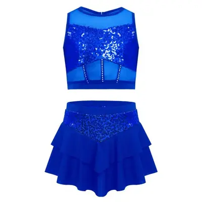 Image de Costume de Danse Étincelant pour Filles