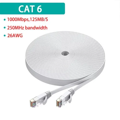 Wit plat kabel