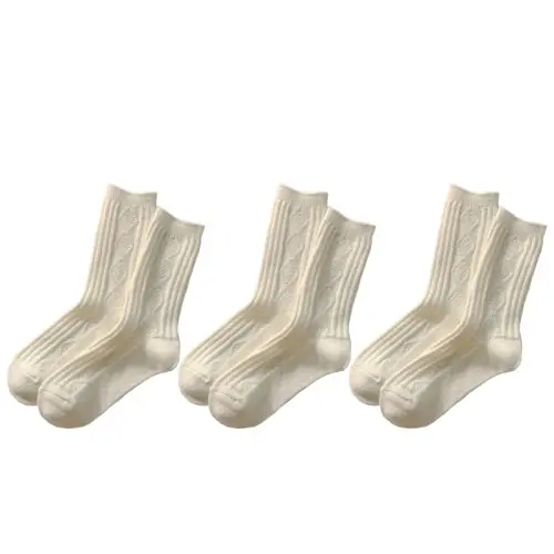 Image de Chaussettes Hiver Femme Cachemire - Lot de 3 Paires