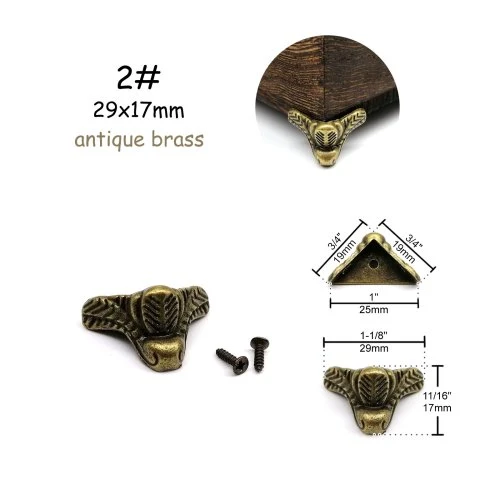 No.2 29x17mm bronce