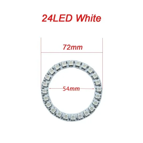 24 Led PCB bianco