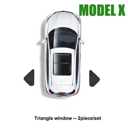 Image de Pare-soleil Tesla sur mesure - Protection solaire pour fenêtres latérales