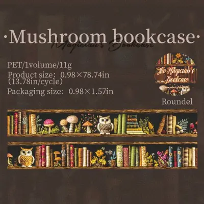 Image de Rouleau d'autocollants Bibliothèque Magicien - Créatif & DIY
