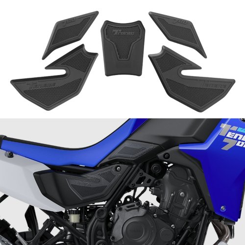 Immagine di Protezione Serbatoio Yamaha Tenere 700 2025 - Adesivi Tank Pad con Rilievo Carro Armato