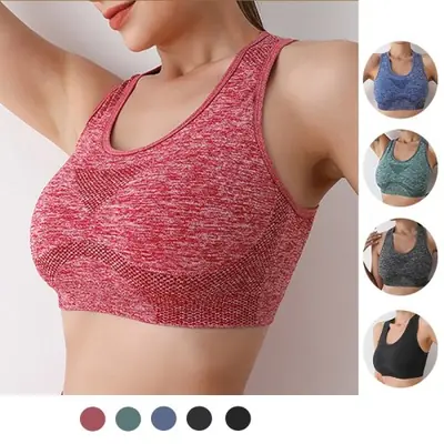 Image de Soutien-gorge sport push-up respirant pour femmes