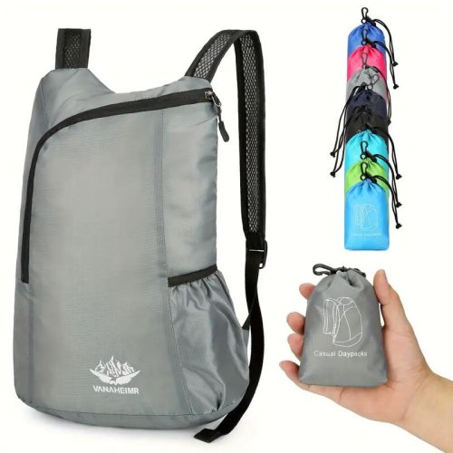 Image de Sac à Dos Ultraléger Pliable - Idéal pour Cyclisme, Randonnée & Voyage