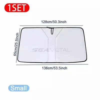 Image de Parasol Solaire pour Pare-Brise Voiture - Protection UV & Isolation Thermique