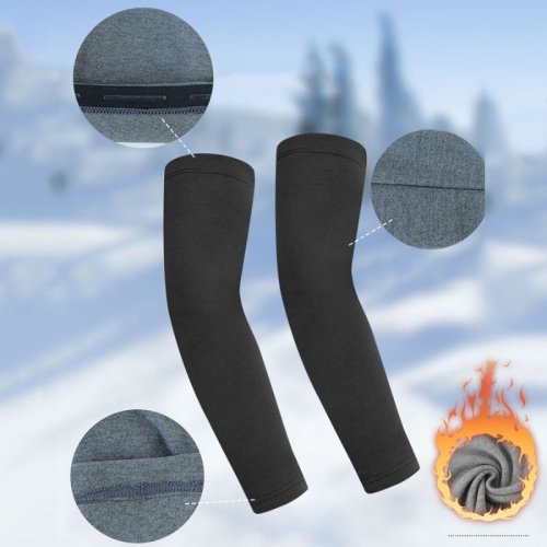 Image de Manchons Polaire Noirs - Chaleur & Protection Hiver