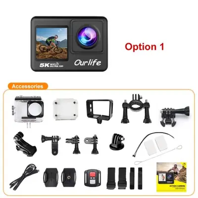 Image de Caméra d'Action 5K Ultra HD - Écran Tactile & WiFi