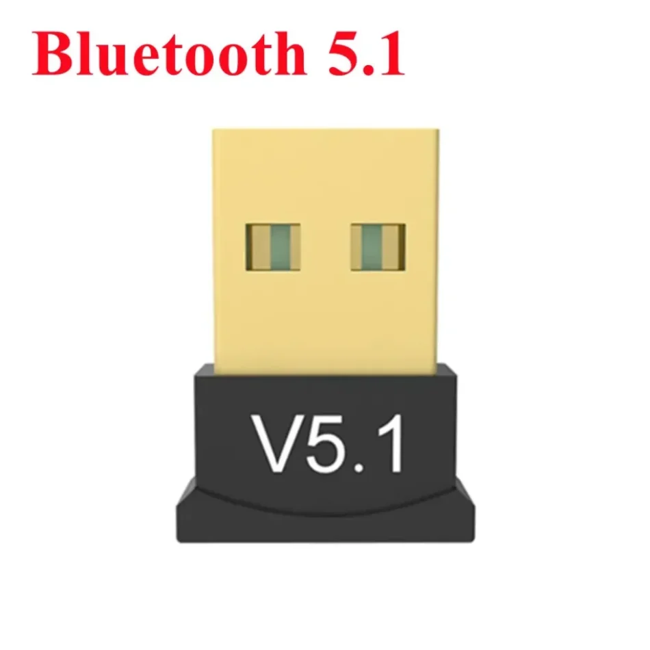 Imagen de Adaptador USB Bluetooth 5.3 Inalámbrico con Transmisor y Receptor de Audio para PC, Ordenador Portátil y Dispositivos Windows/Mac