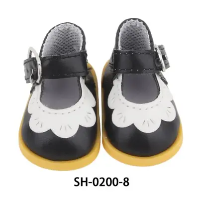 Image de Mini Bottes en Cuir PU pour Poupée 14 Pouces