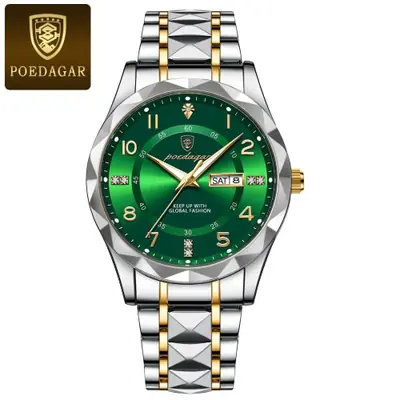 Image de Montre Homme Luxe Étanche avec Date et Lumineux