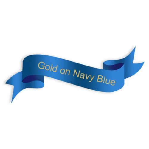 Gold auf Marineblau