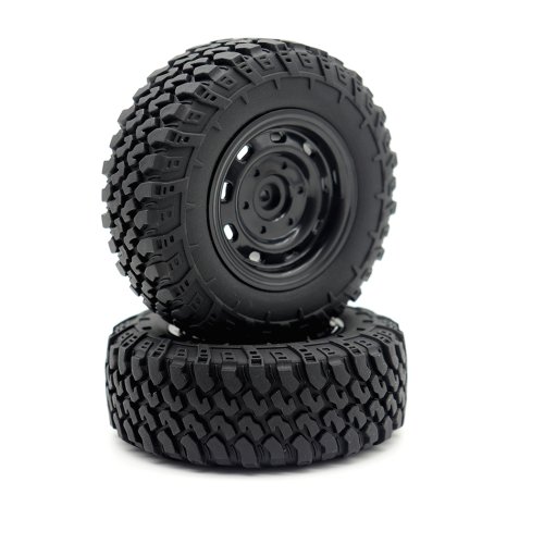 Imagen de Ruedas RC de goma hexagonales MN99S de 5mm para MN98 MN82, WPL C24-1 B36 D12 C64 D74-1, actualizació...