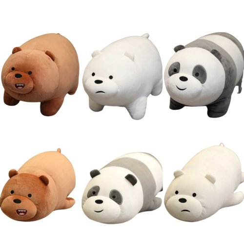 Immagine di Peluche We Bare Bears - Grizzly, Panda e Orso di Ghiaccio