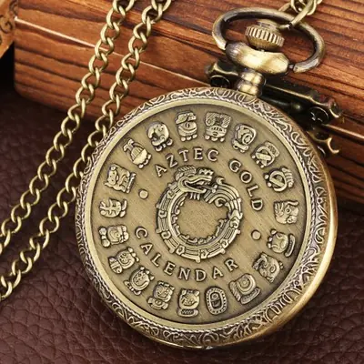 Image de Montre de Poche Maya & Aztèque - Art, Prophétie, Or