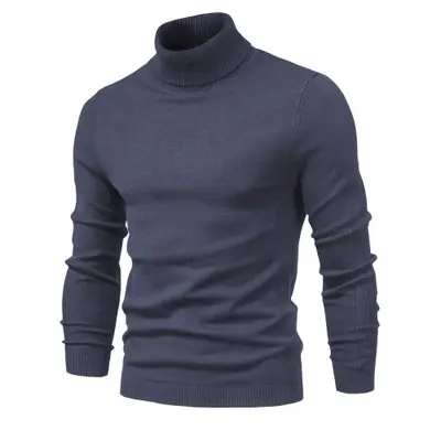 Image de Pull Homme Col Roulé Épais - Chaud & Décontracté