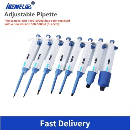Image of Precision Digital Micropipette with Adjustable Volume and Disposable Tips – Ideal for Chemistry Labs and Educational Experiments