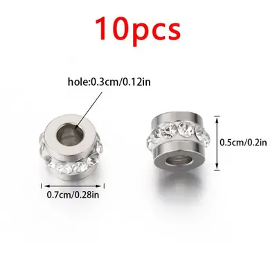 Image de Perles Strass Or 5x7mm - Bijoux DIY