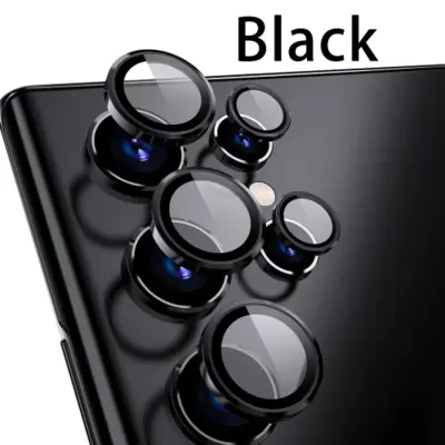 Image de Protection d'objectif en métal + verre pour Galaxy S22/S23/S24/S25 Ultra