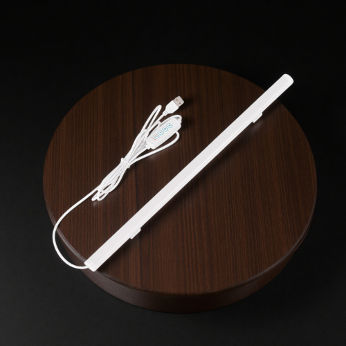 Image of Dimmable LED Reading Light Strip with Magnetic USB Plug – 20cm & 50cm Flexible 3-Color Night Lamp for Desk, Bedside, Cabinet, and Study