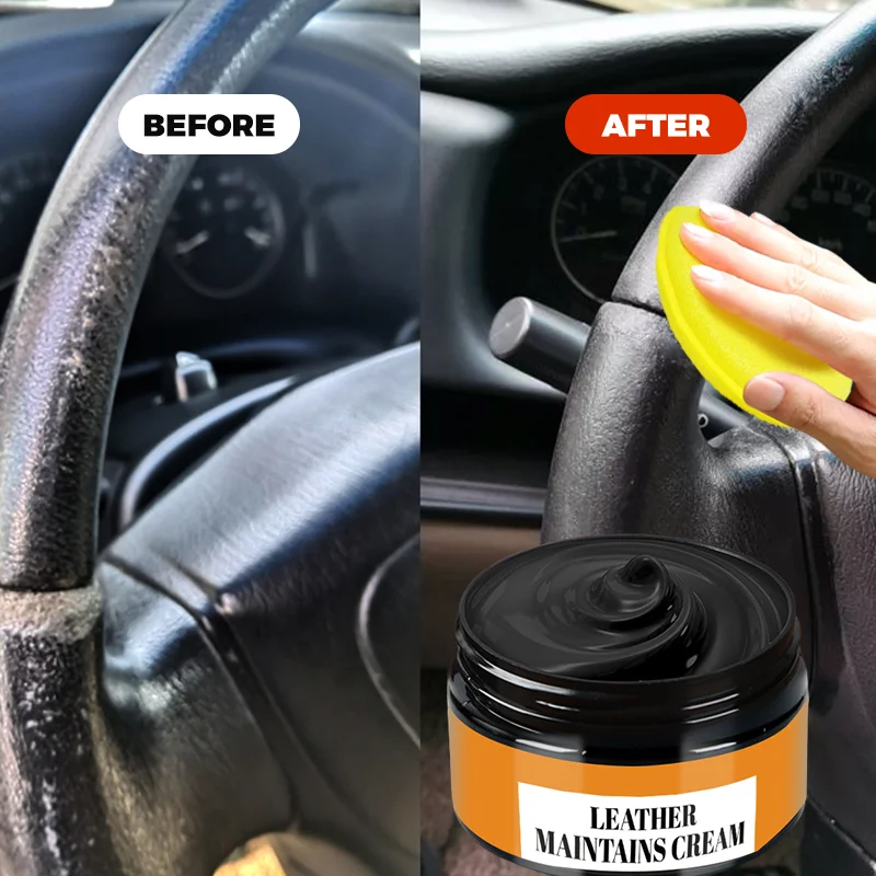 Immagine di Pasta Riparatrice per Finta Pelle Auto: Restaura Volanti, Sedili e Interni con Effetto Naturale e Duraturo