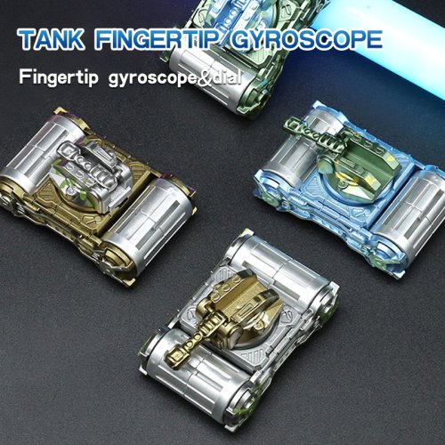 Bild von Tank-Form Fidget Spinner aus Kunststoff – Anti-Stress Hand-Spinner als EDC Spielzeug für Erwachsene und Kinder, ideal als Geschenk zur Angstbewältigung