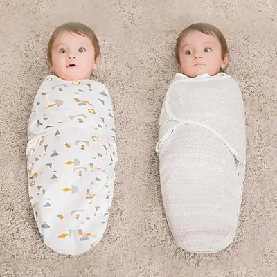 Image de Sac de Couchage Bébé en Coton 100% - Confort & Sécurité