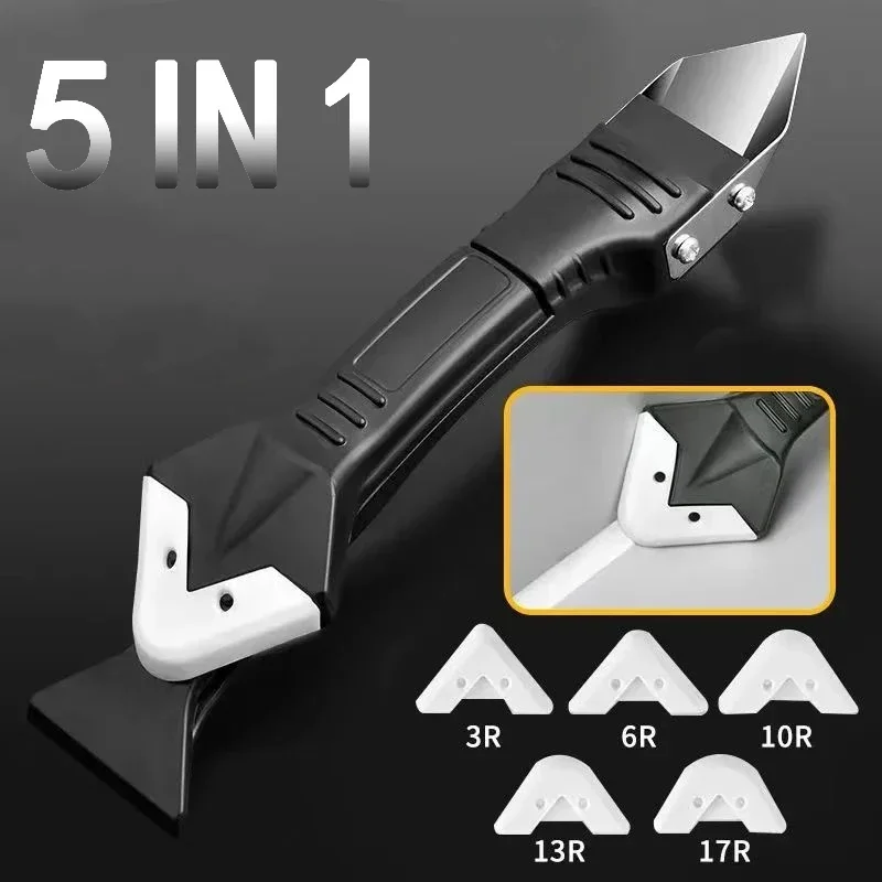 Imagen de Kit de Herramientas 5 en 1 para Eliminación Suave de Sellador y Silicona con Raspador Profesional para Calafateo y Limpieza de Juntas