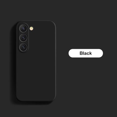 Image of Plus Case Liquid Silicone Phone Case For Samsung Galaxy S23 S 23 S22 Ultra S24 FE S25 + Plus Soft Cover