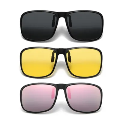 Image de Lunettes de Soleil Polarizées Rabattables pour Conduite