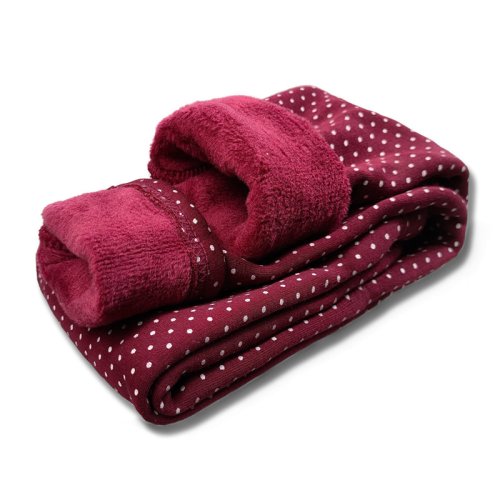 Immagine di Leggings Dolci in Velluto a Pois per Bambine